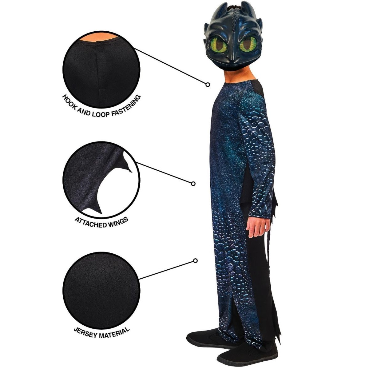 Rubies - Toothless How to Train Your Dragon Costume - Child - Fancy Dress Central