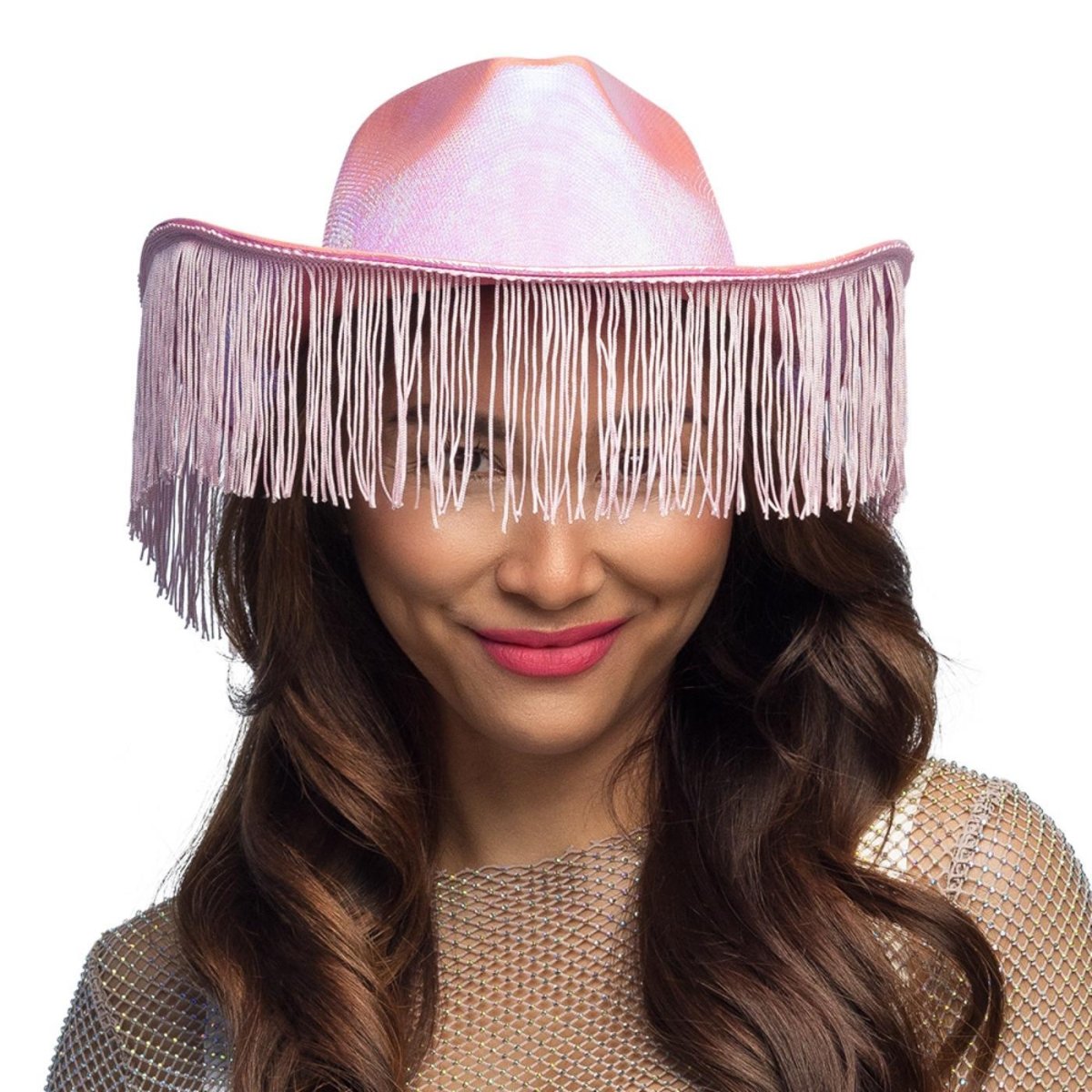 Fancy Dress Central - Fabulous Cowboy Hat (Baby Pink) - Adult - Fancy Dress Central