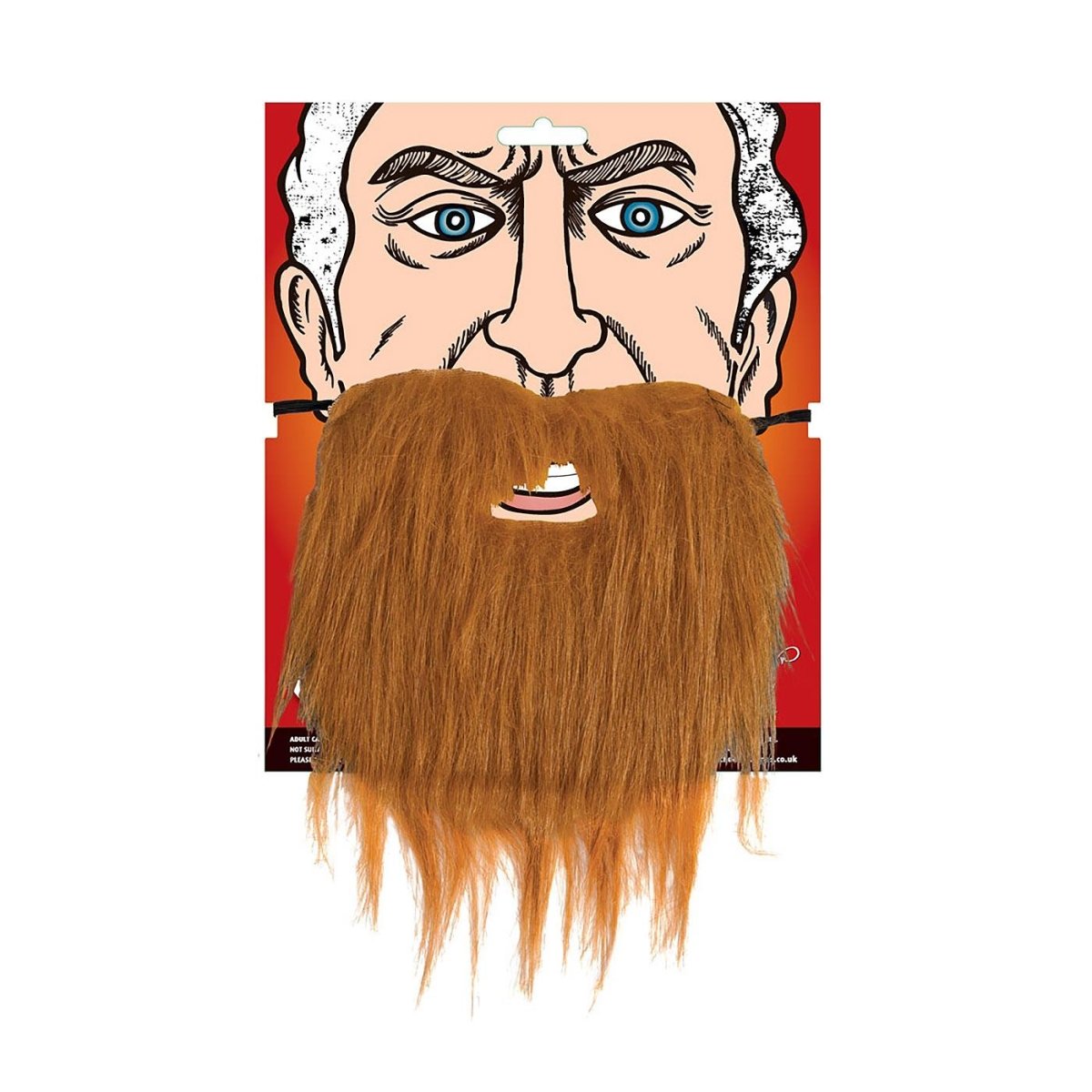 Wicked Costumes Ltd - Beard (Brown) - Adult - Fancy Dress Central