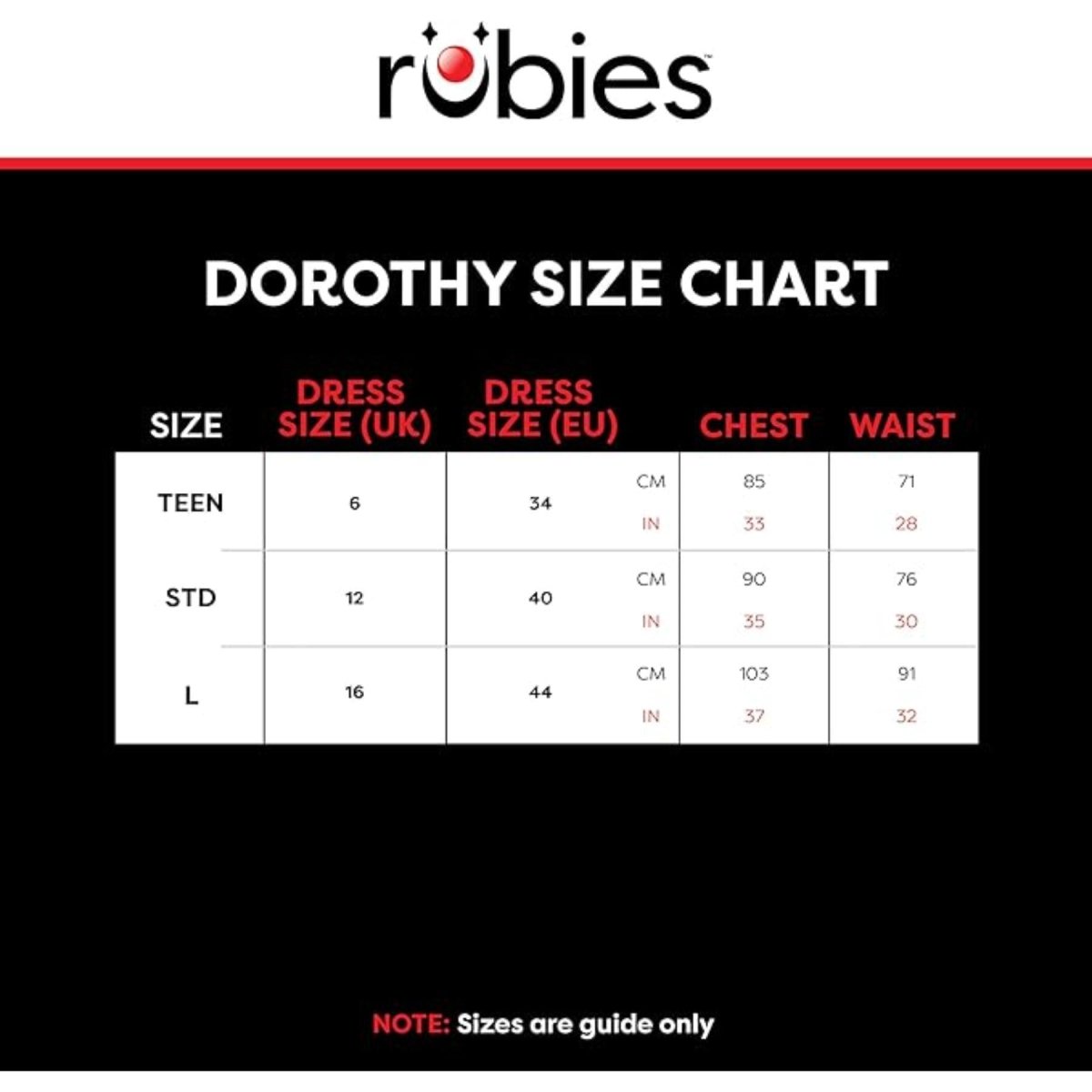 Rubies - Dorothy Wizard of Oz Costume - Womens - Fancy Dress Central