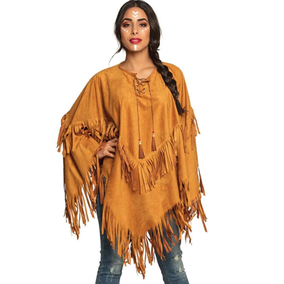 Boland - Bohemian Poncho - Adult - Fancy Dress Central