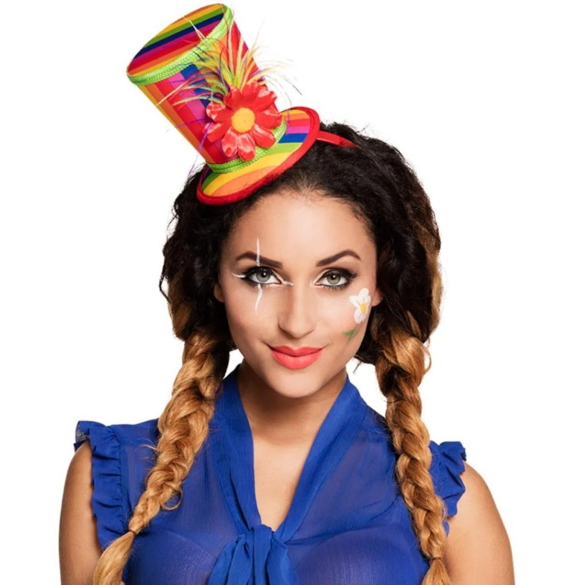 Boland - Rainbow Hat on a Headband - Adult - Fancy Dress Central