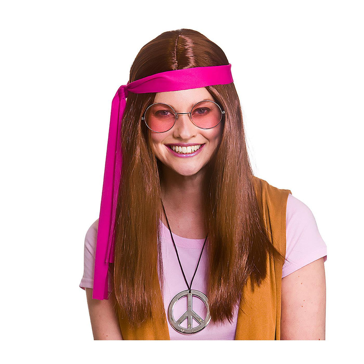 Woodstock Hippie Kit (Brown) - Adult