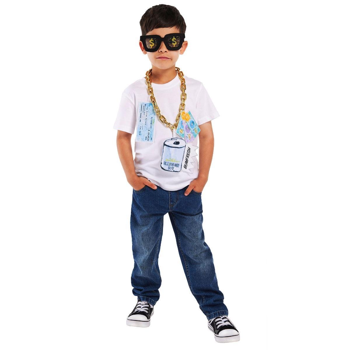 Rubies Masquerade Co. (UK) Ltd - David Walliams Billionaire Boy Accessory Set - Child - Fancy Dress Central