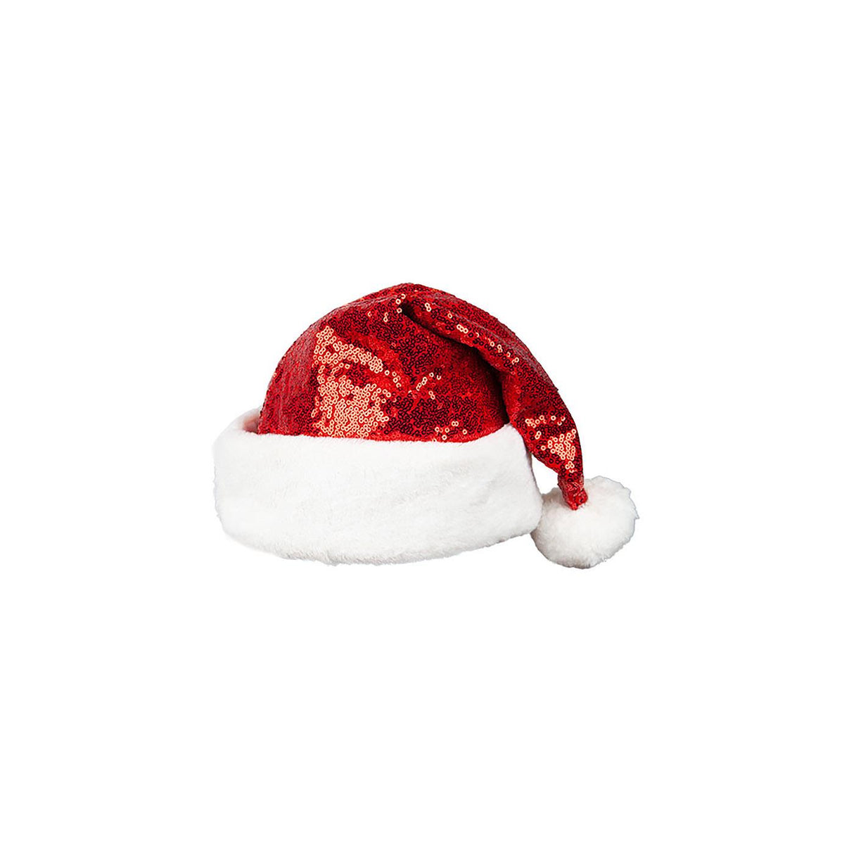Santa Hat (Red Sequin) - Adult