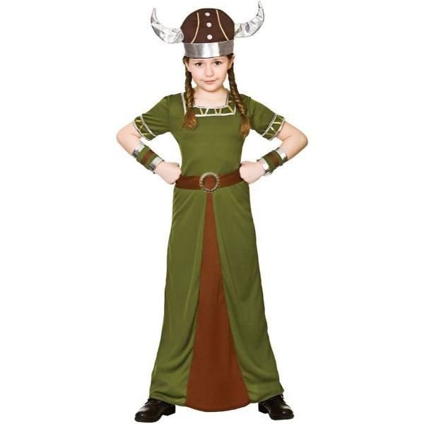 Wicked Costumes - Viking Princess Costume - Girls - Fancy Dress Central