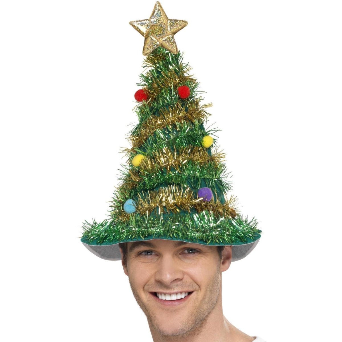 Smiffys - Christmas Tree Hat - Adult - Fancy Dress Central
