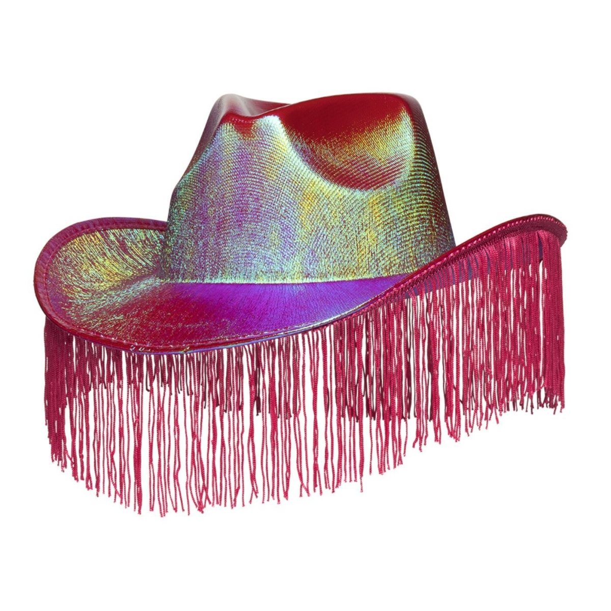Fancy Dress Central - Fabulous Cowboy Hat (Magenta) - Adult - Fancy Dress Central