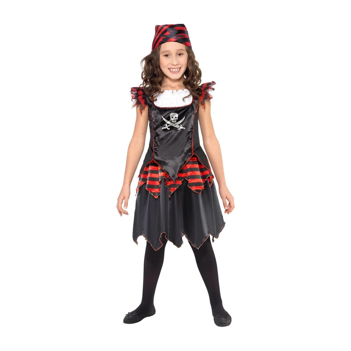 Smiffys - Gothic Pirate Girl Costume - Girls - Fancy Dress Central