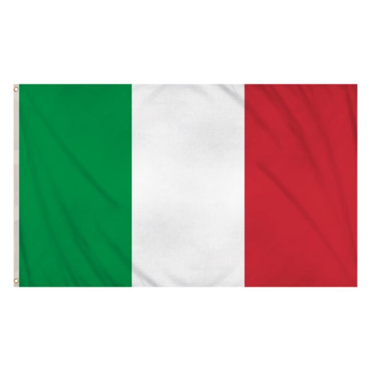 Henbrandt - Italy Flag (5ft x 3ft) - Fancy Dress Central