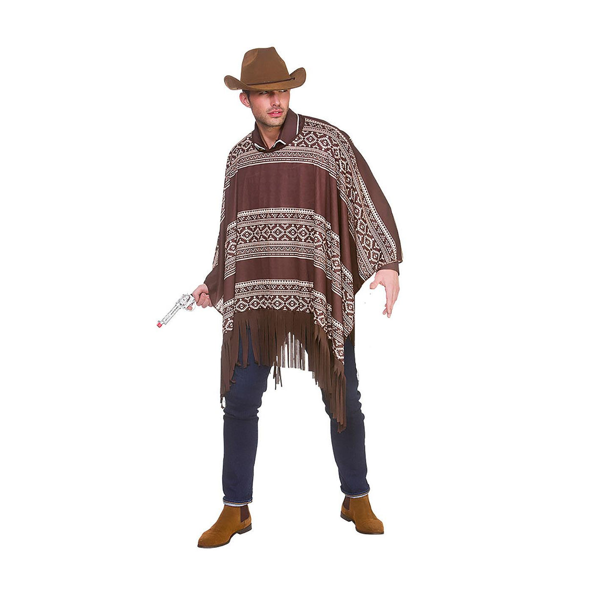 Wicked Costumes - Western Cowboy Poncho - Adult