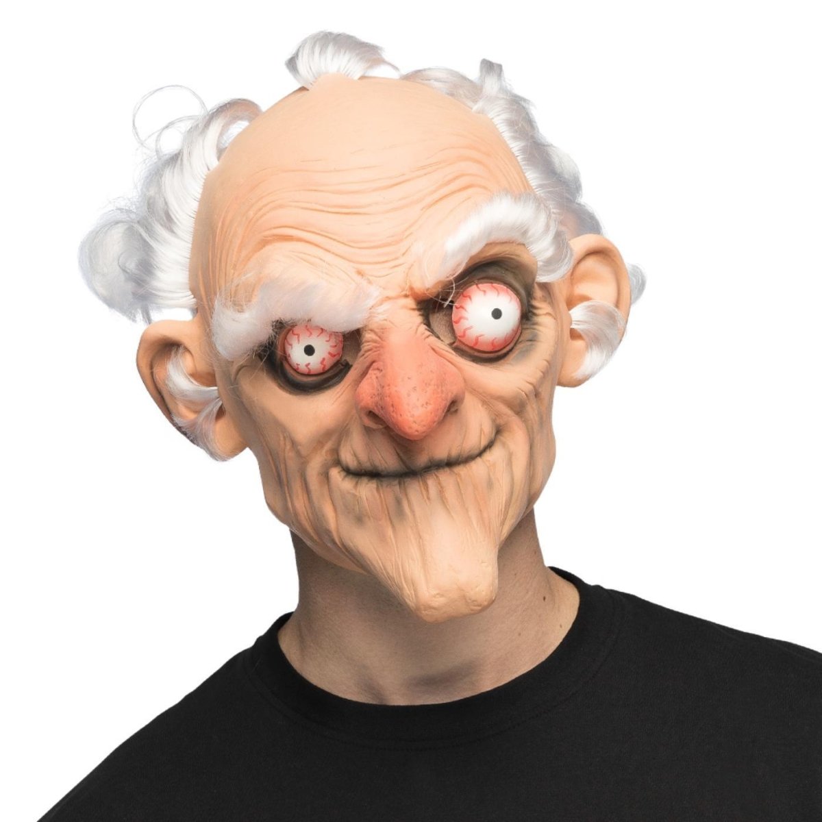 Boland - Grumpy Latex Mask with Hair - Adult - Fancy Dress Central