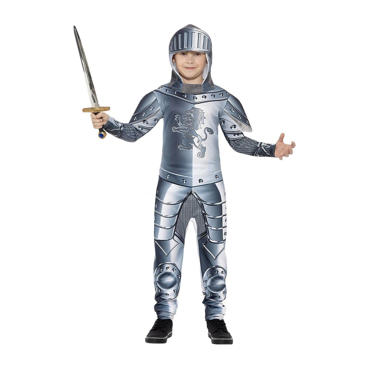 Smiffys - Armoured Knight Costume - Boys - Fancy Dress Central