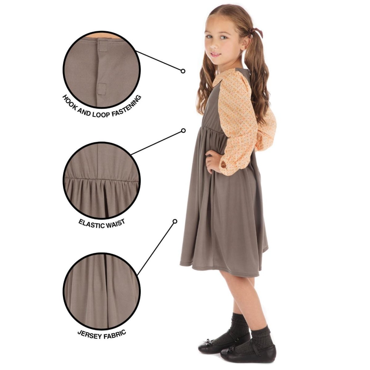 Rubies - Victorian Schoolgirl Costume - Girls - Fancy Dress Central