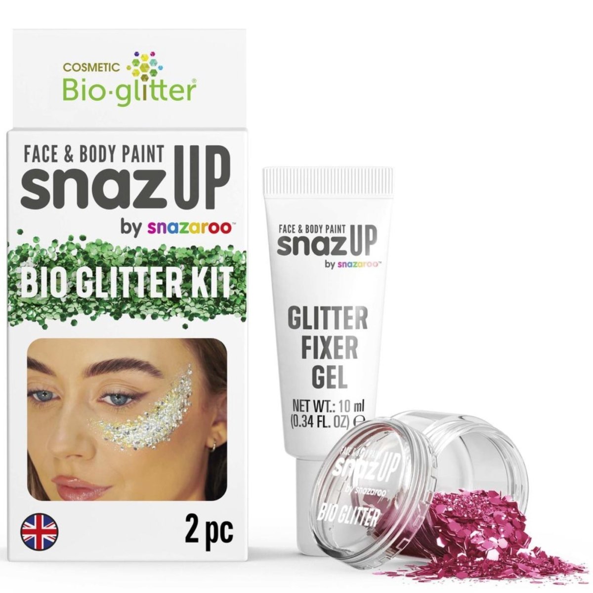 Colart - Bio Glitter Kit - Pink - Fancy Dress Central