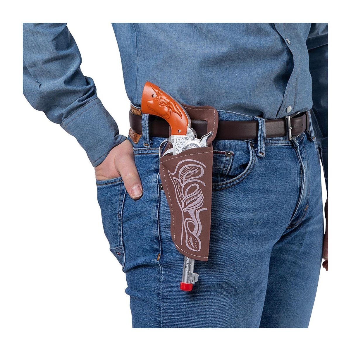 Wicked Costumes Ltd - Cowboy Gun & Holster - Adult - Fancy Dress Central