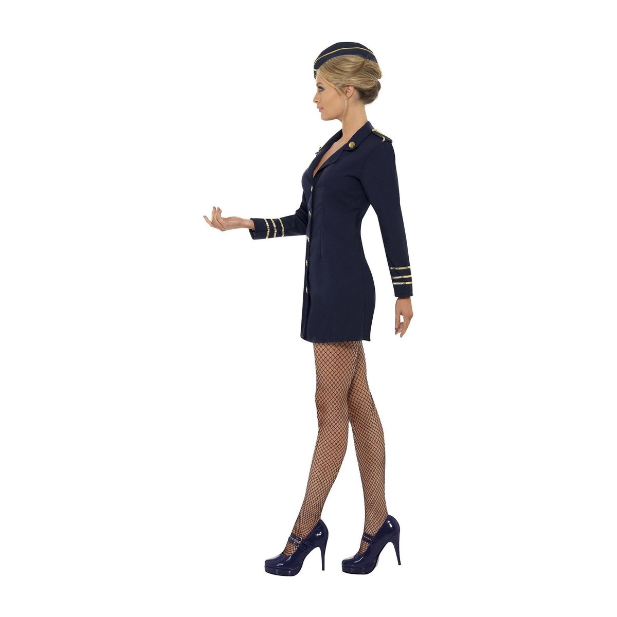 Smiffys - Flight Attendant Costume - Women - Fancy Dress Central