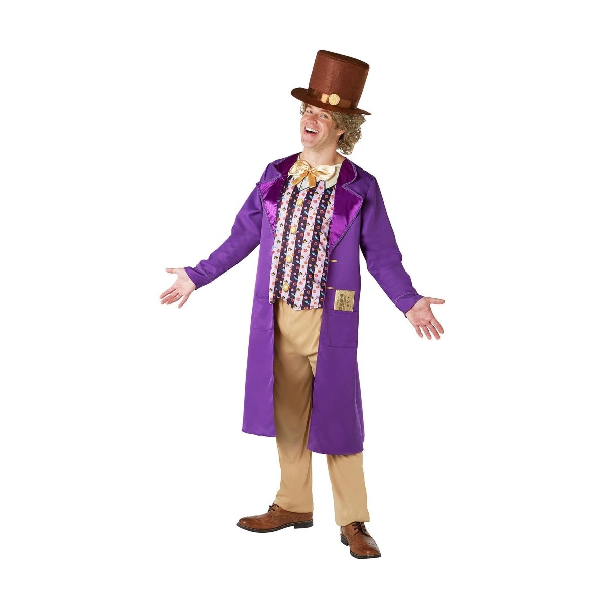 Rubies - Willy Wonka Deluxe Costume - Men - Fancy Dress Central