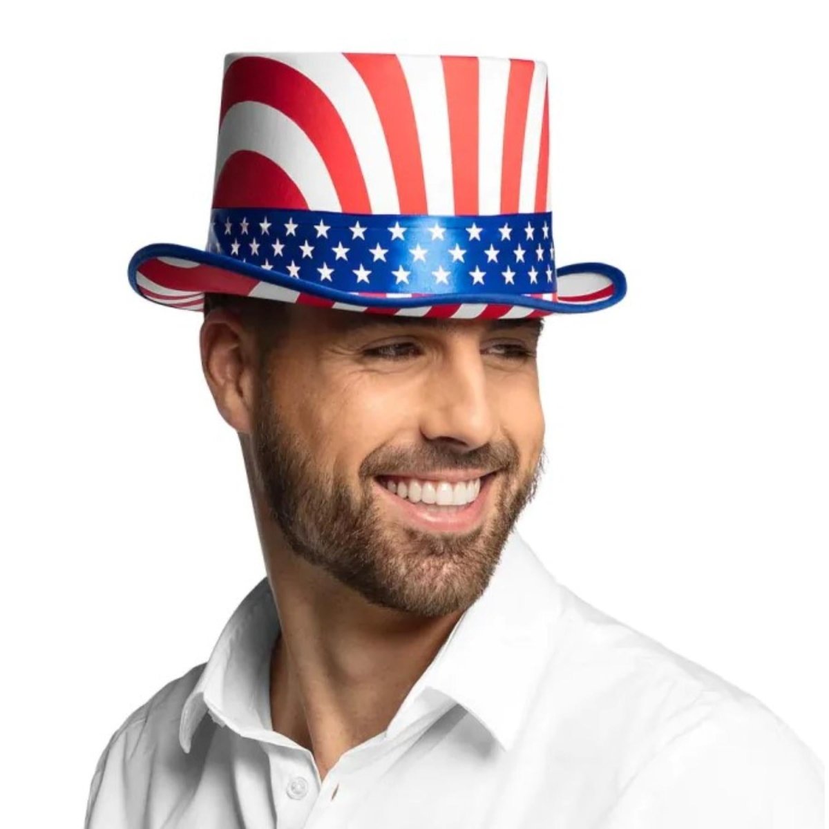 Boland - USA Top Hat - Adult - Fancy Dress Central