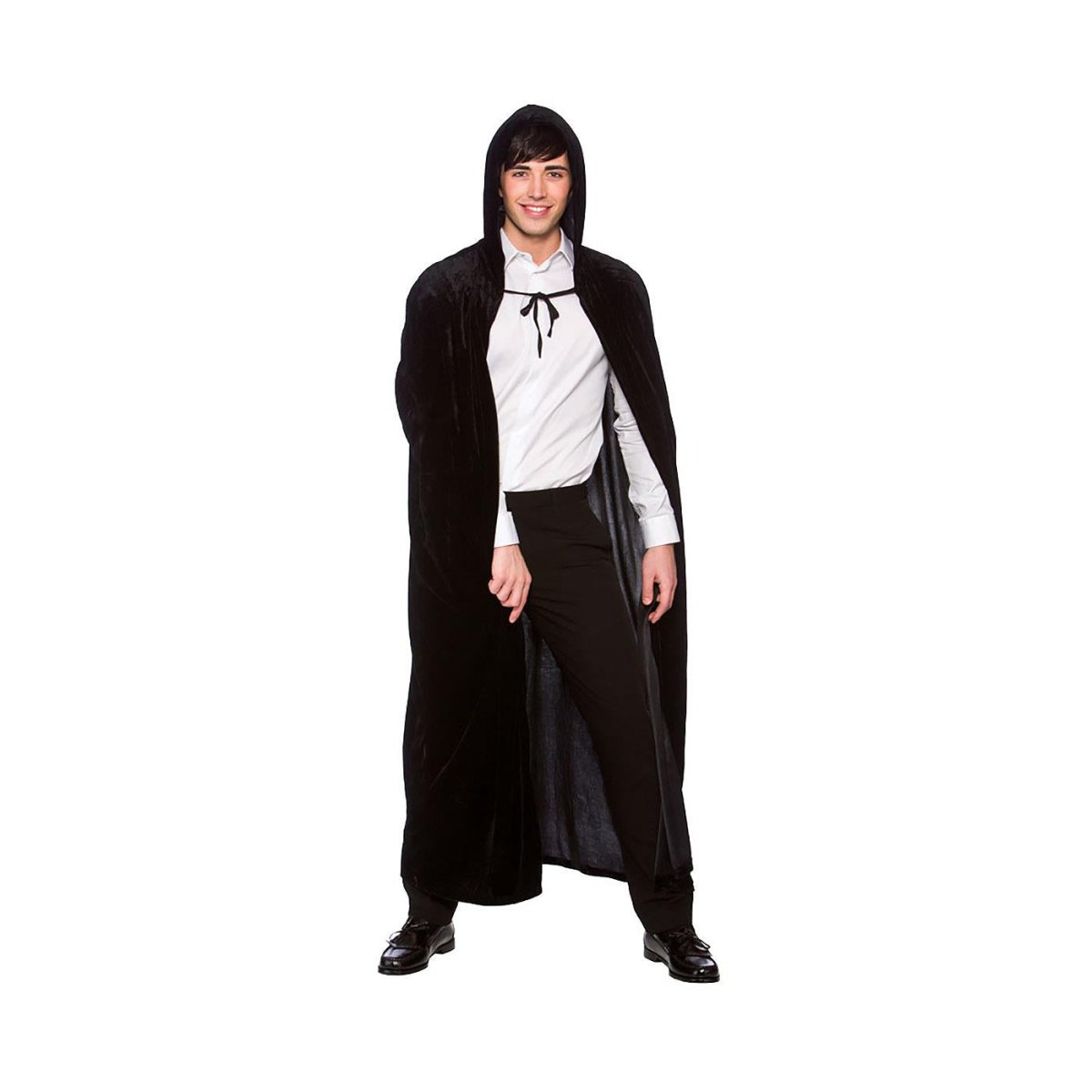 Wicked Costumes Ltd - Velvet Hooded Cloak - Adult - Fancy Dress Central