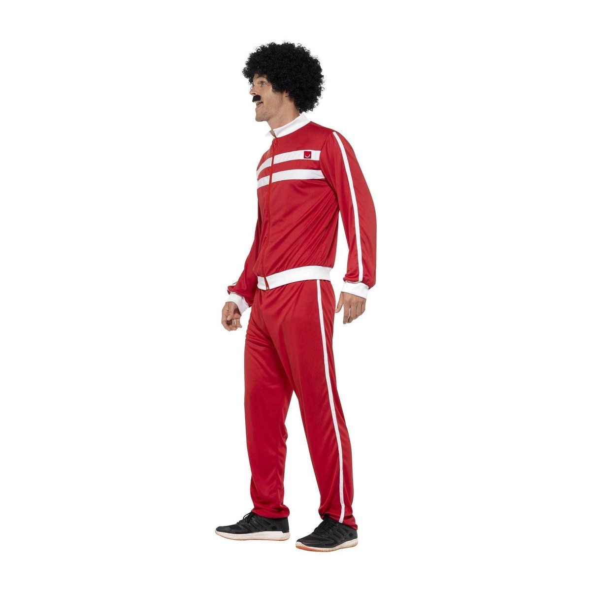 Smiffys - Red & White Scouser Tracksuit Costume - Men - Fancy Dress Central