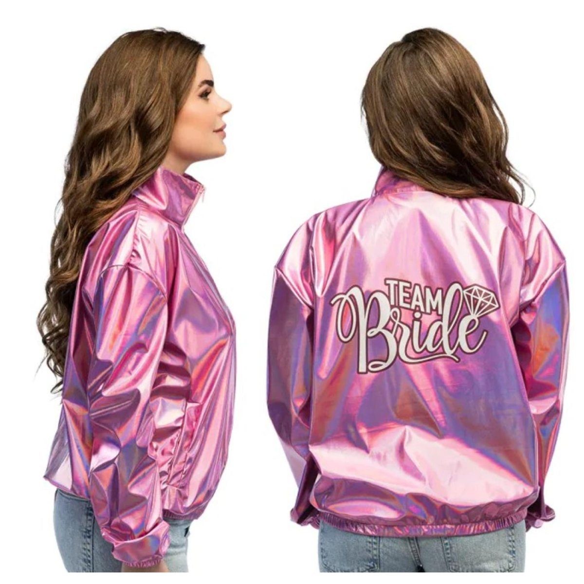 Boland - Team Bride Jacket (Pink) - Women - Fancy Dress Central