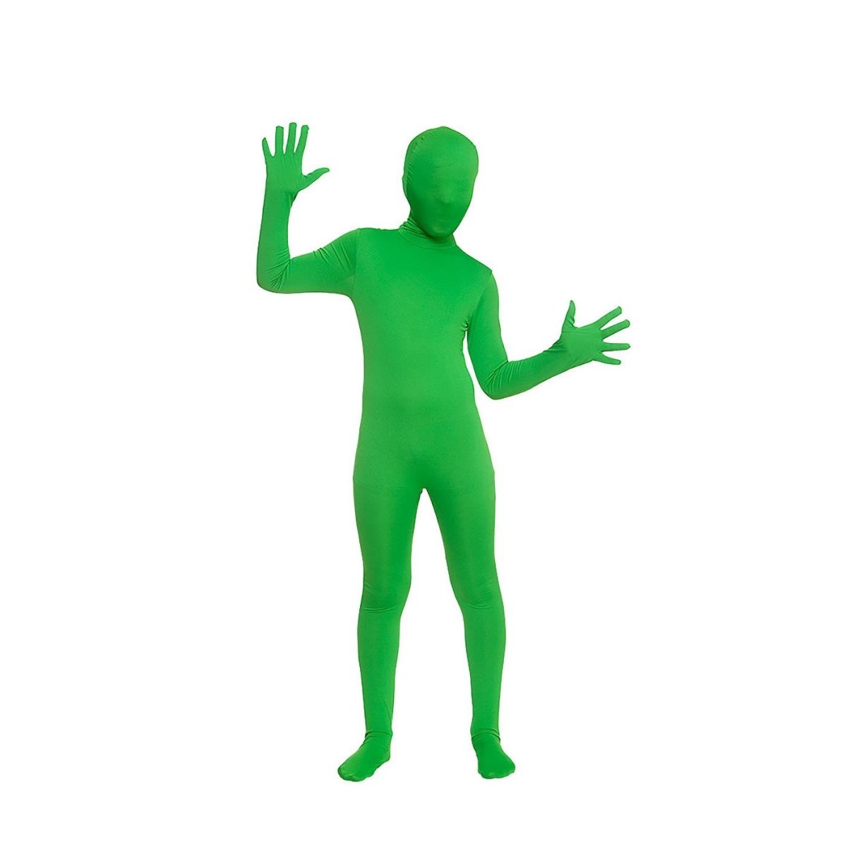 Wicked Costumes - Kidz Skinz Costume (Green) - Child - Fancy Dress Central