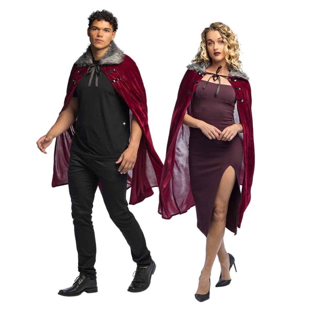 Boland - Crimson Cape (Burgundy) - Adult - Fancy Dress Central