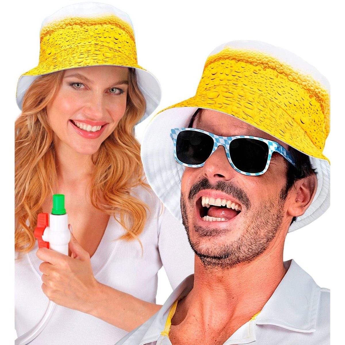Widmann - Beer Bucket Hat - Adult - Fancy Dress Central