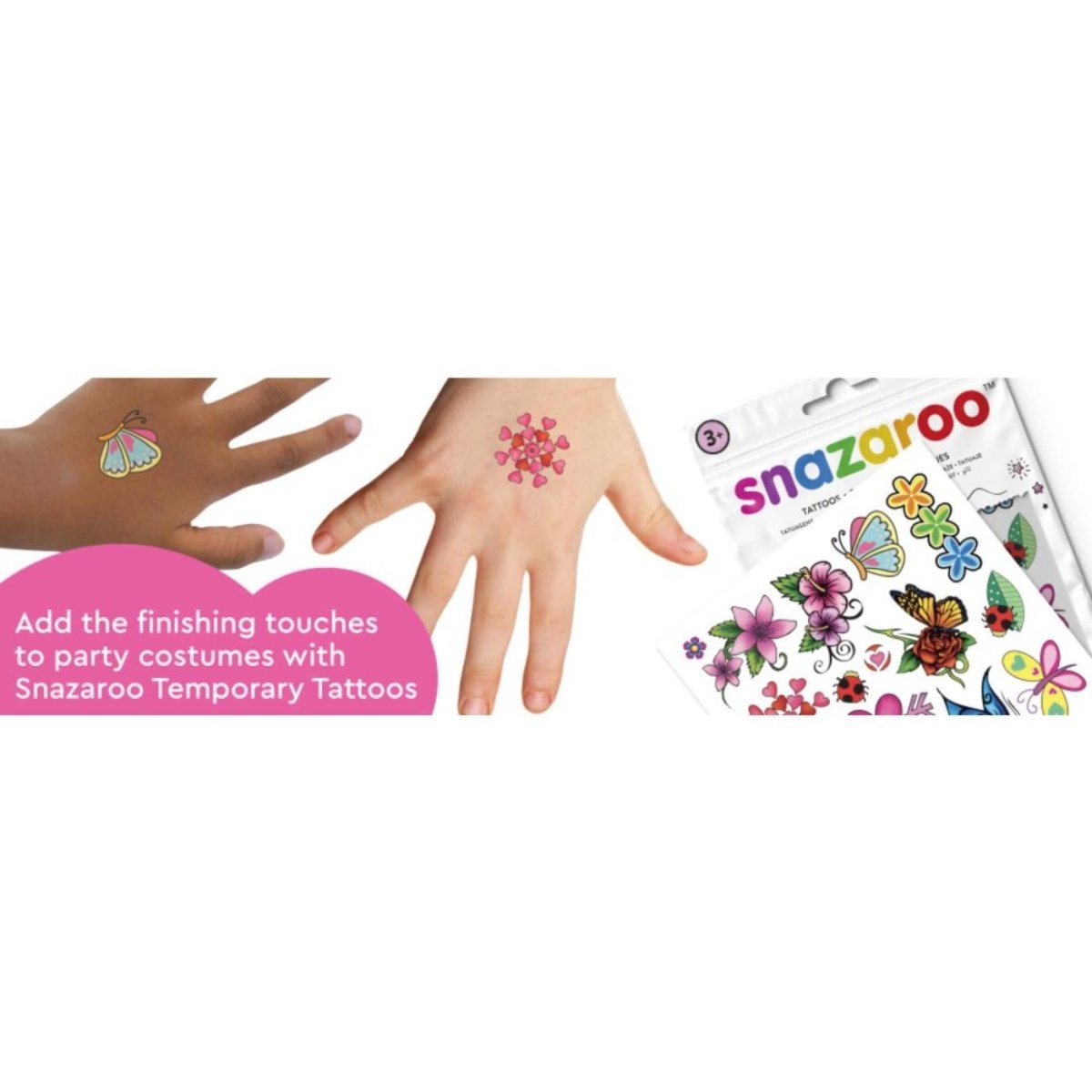 Colart - Temporary Tattoos (20 Pack) - Adventure - Fancy Dress Central