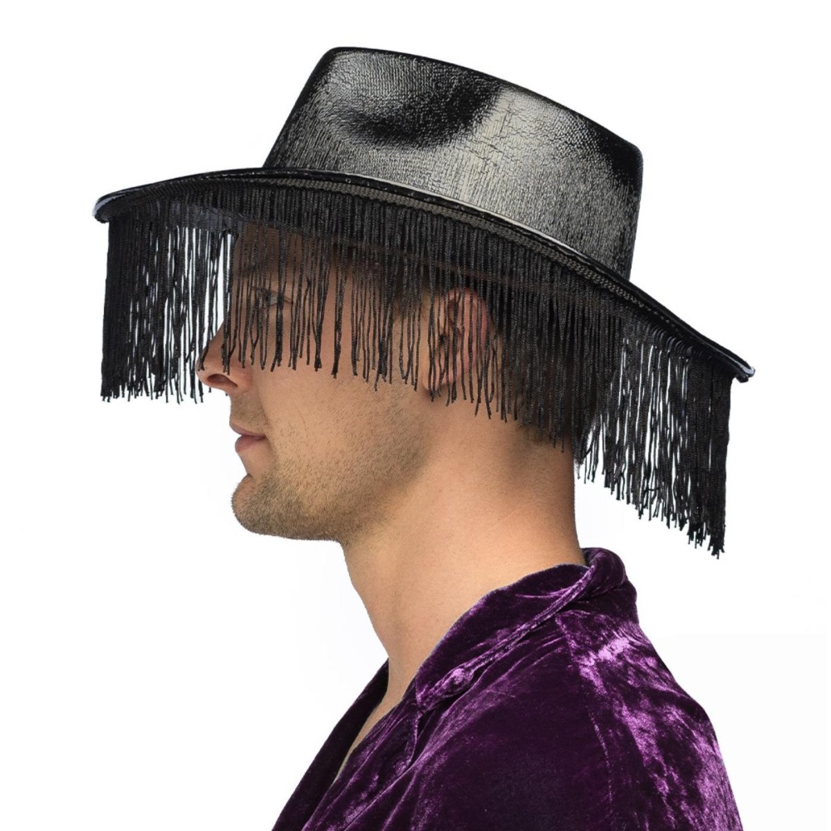 Fancy Dress Central - Fabulous Cowboy Hat (Black) - Adult - Fancy Dress Central