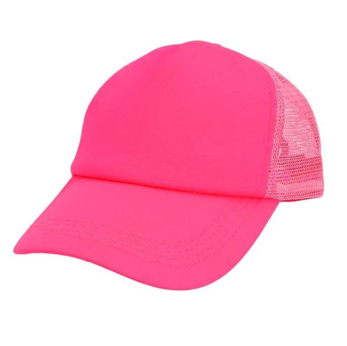 Boland - 90s Neon Cap (Pink) - Adult - Fancy Dress Central