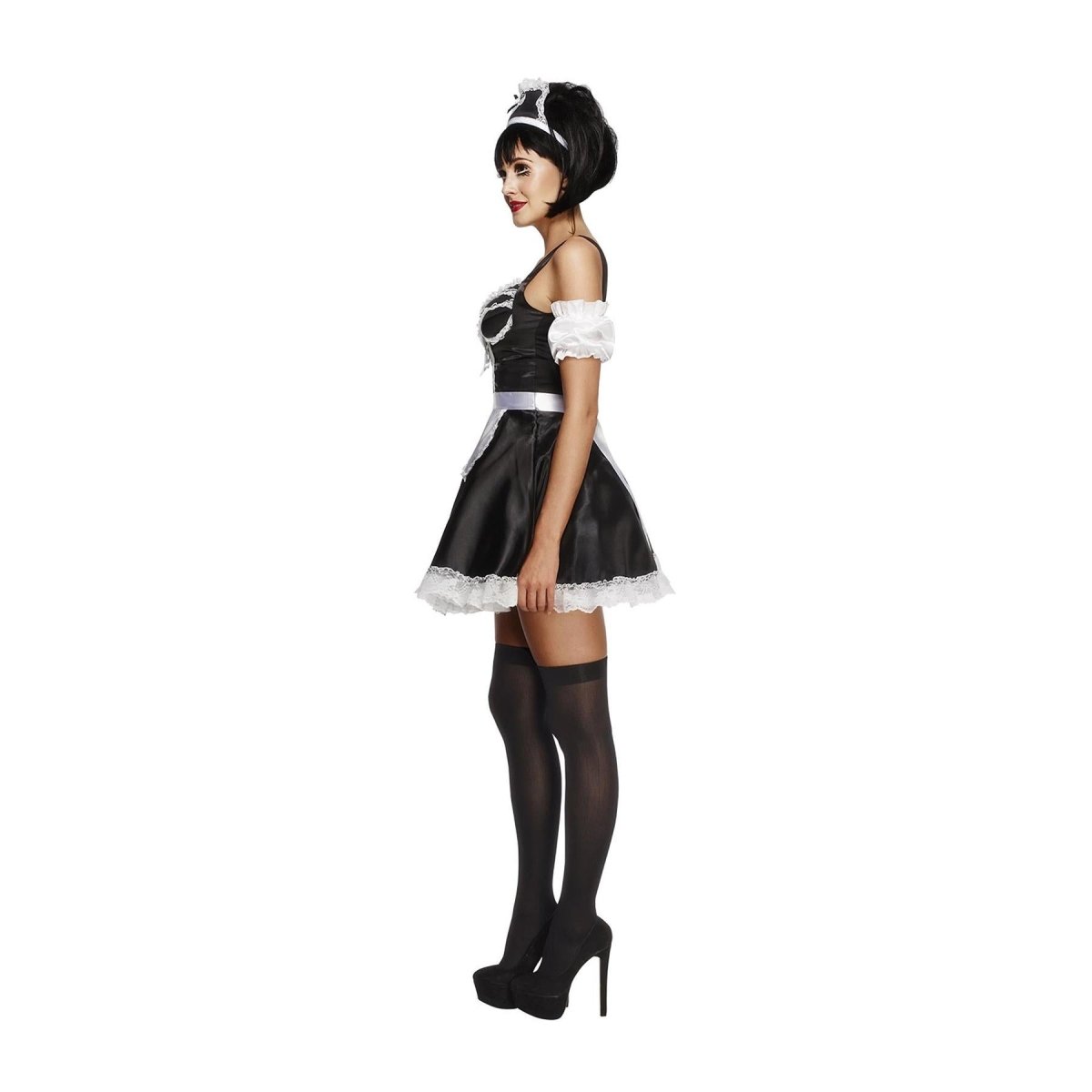 Smiffys - Fever Flirty French Maid Costume - Women - Fancy Dress Central