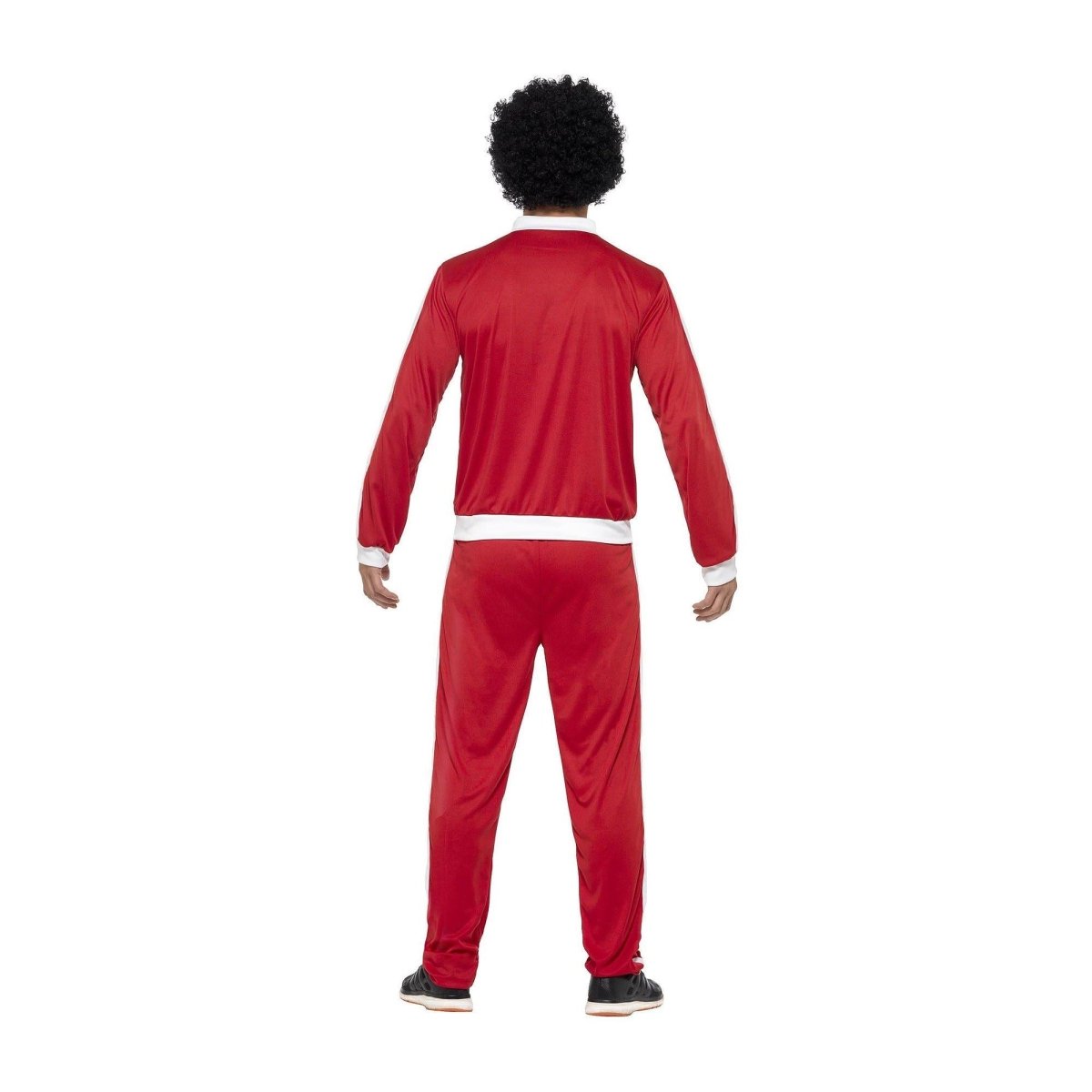 Smiffys - Red & White Scouser Tracksuit Costume - Men - Fancy Dress Central