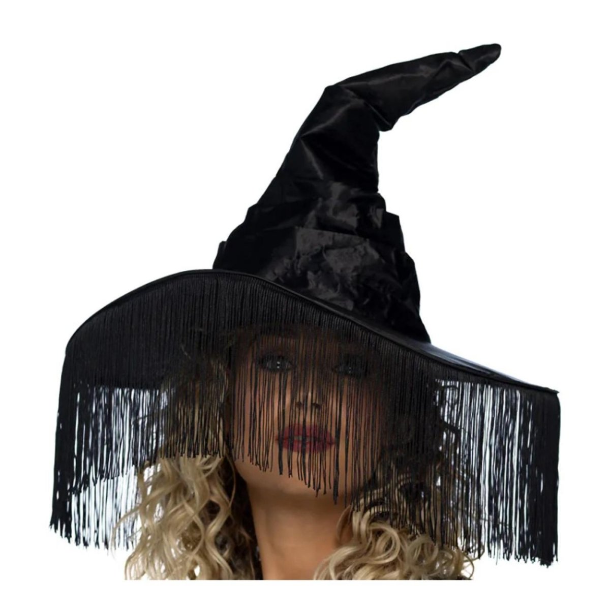 Boland - Wicca Witch Hat (Black) - Women - Fancy Dress Central