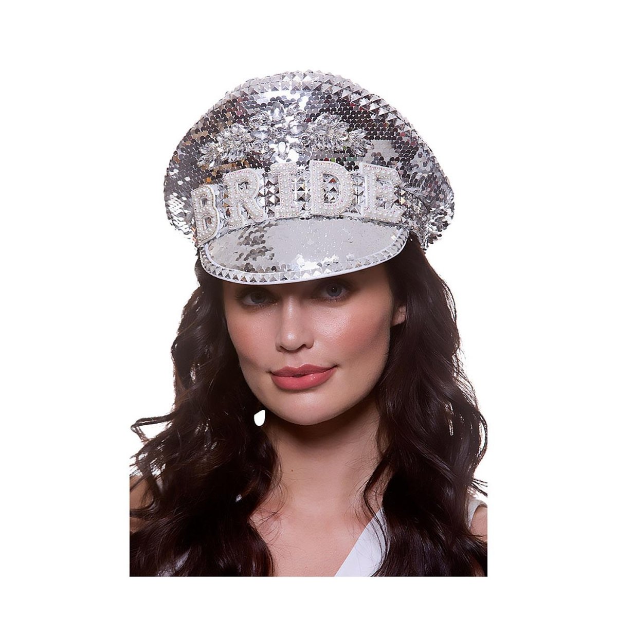 Wicked Costumes Ltd - Bride Captain Hat - Women - Fancy Dress Central