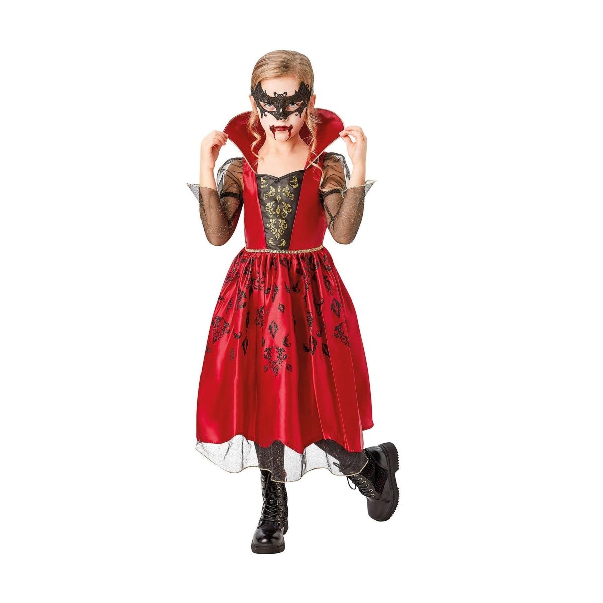 Rubies - Vampiress Costume - Girls - Fancy Dress Central