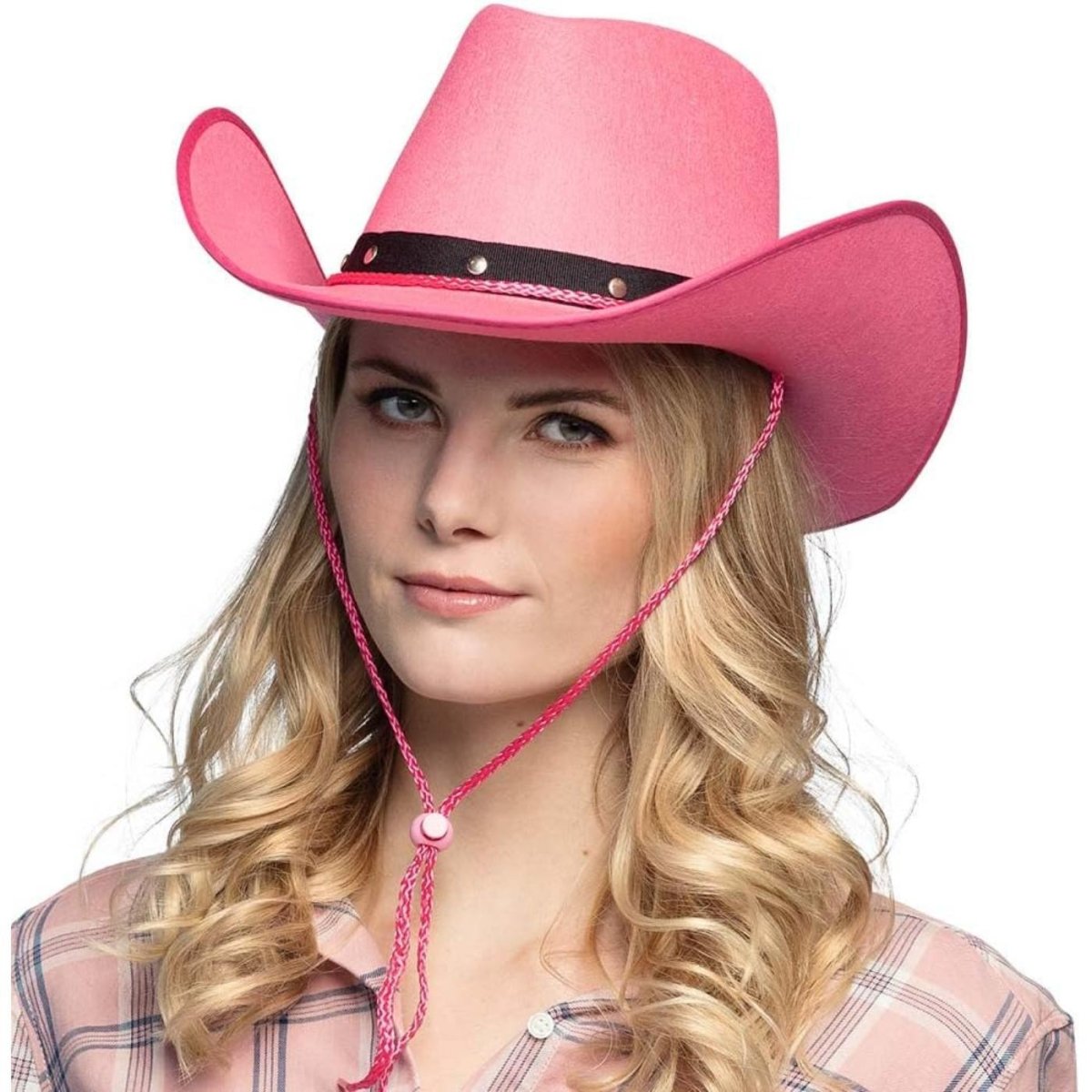 Boland - Wichita Cowboy Hat (Hot Pink) - Adult - Fancy Dress Central