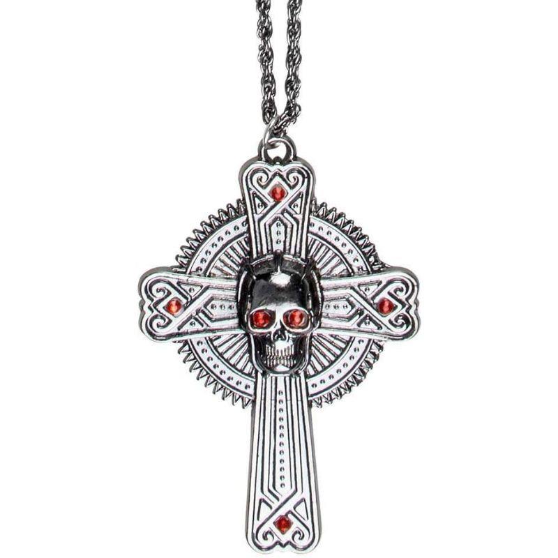 Skull Cross Necklace - Adult