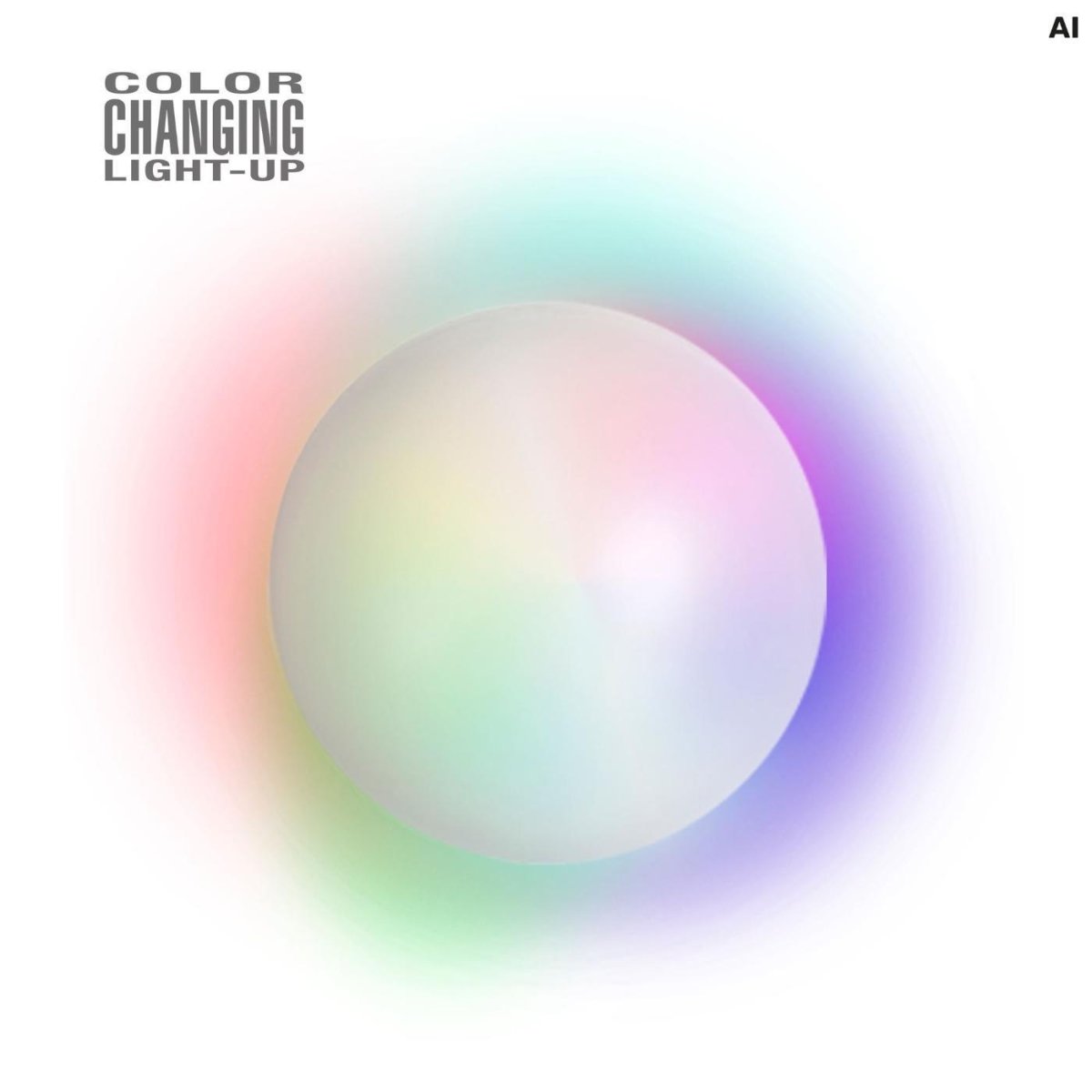 Widmann - Colour Changing Light Up Crystal Ball - Fancy Dress Central