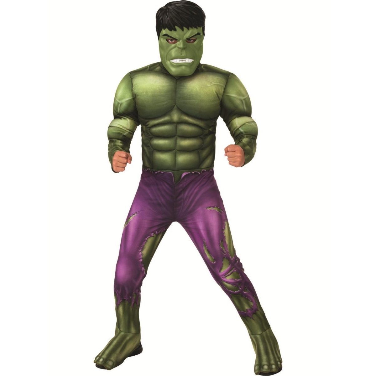 Rubies - Hulk Deluxe Costume - Boys - Fancy Dress Central