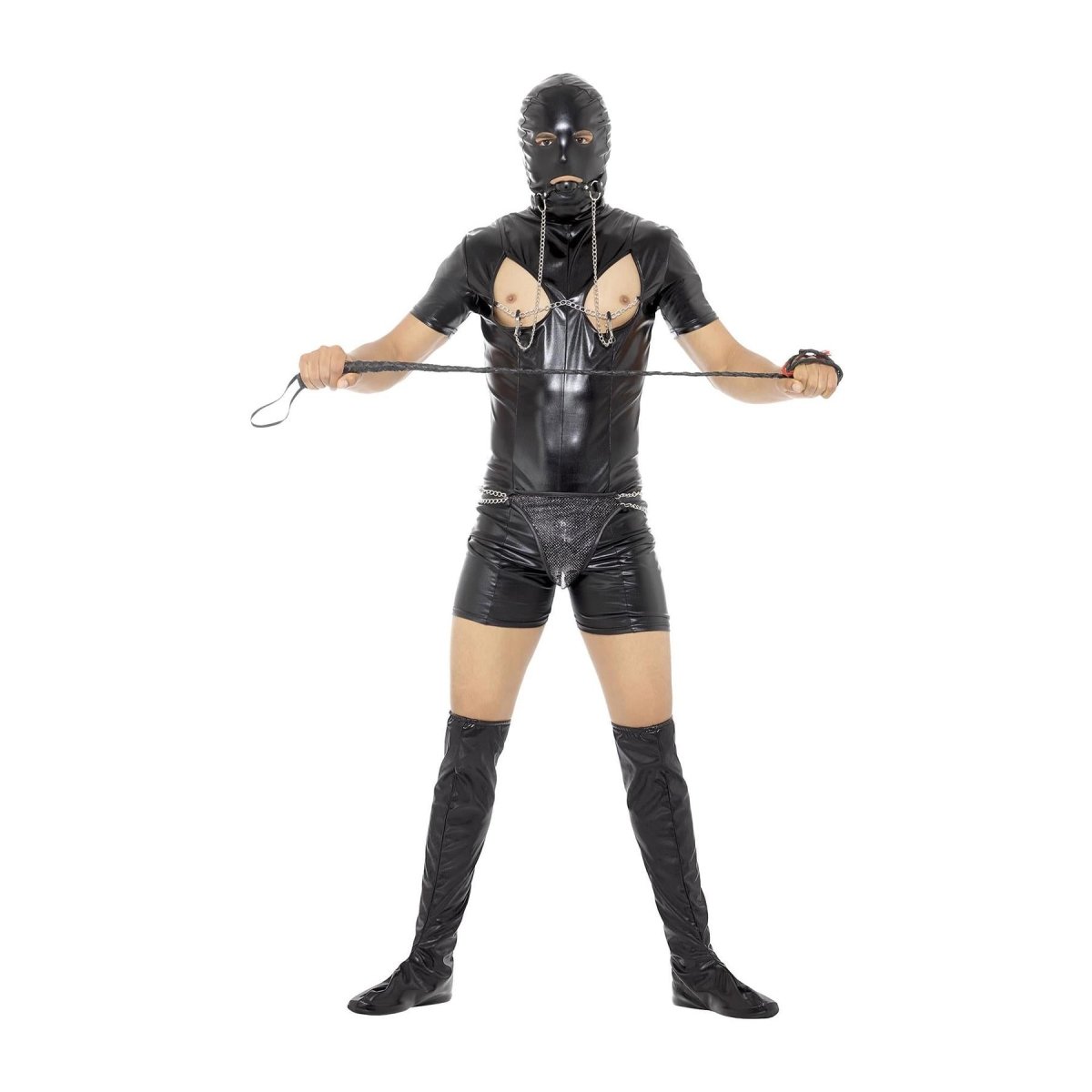 Smiffys - Bondage Gimp Costume with Bodysuit - Men - Fancy Dress Central