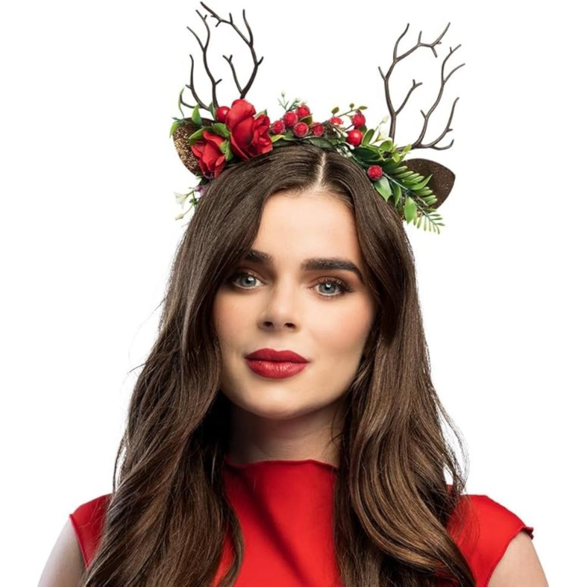 Boland - Festive Deer Headband - Adult - Fancy Dress Central