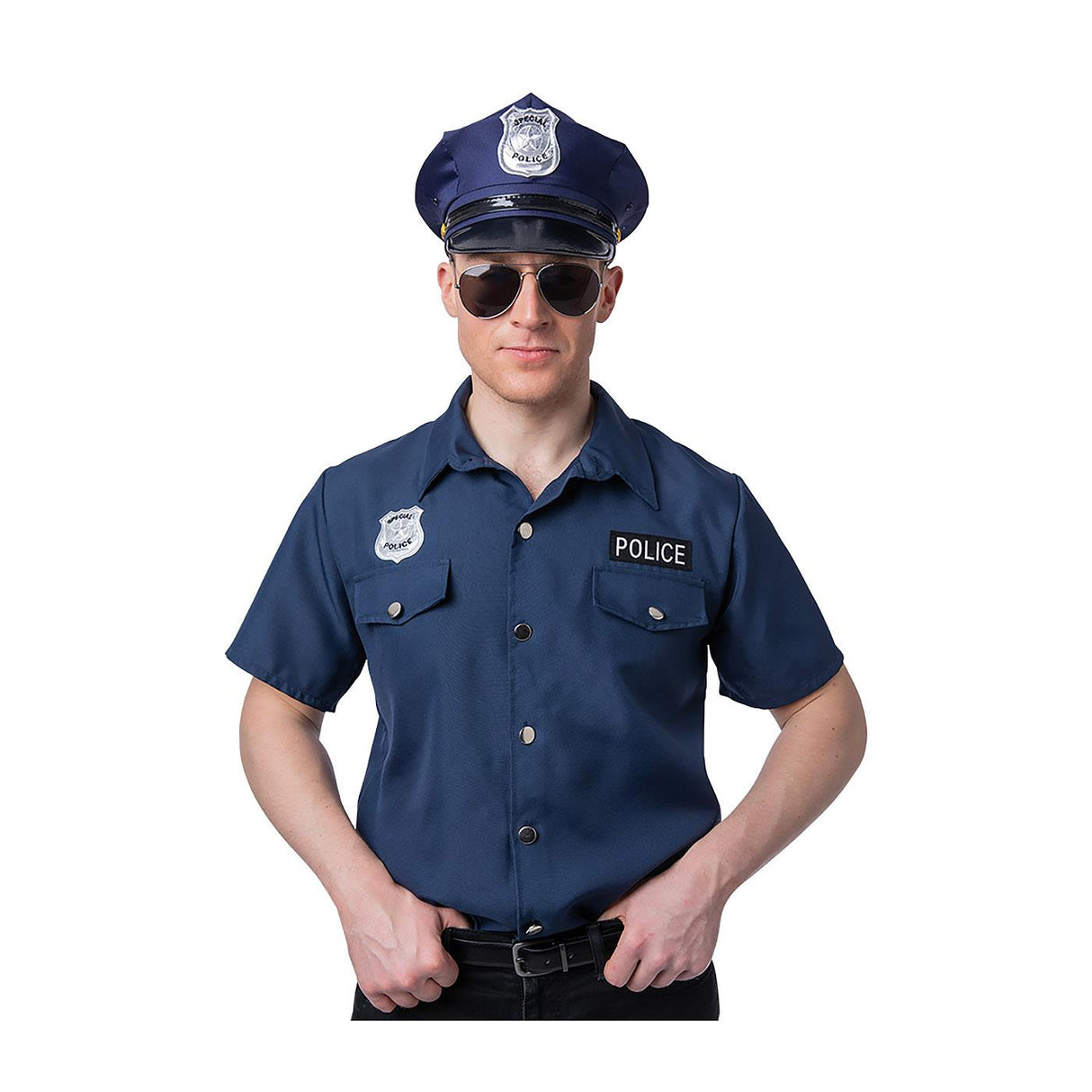 Police Shirt (Blue) - Men