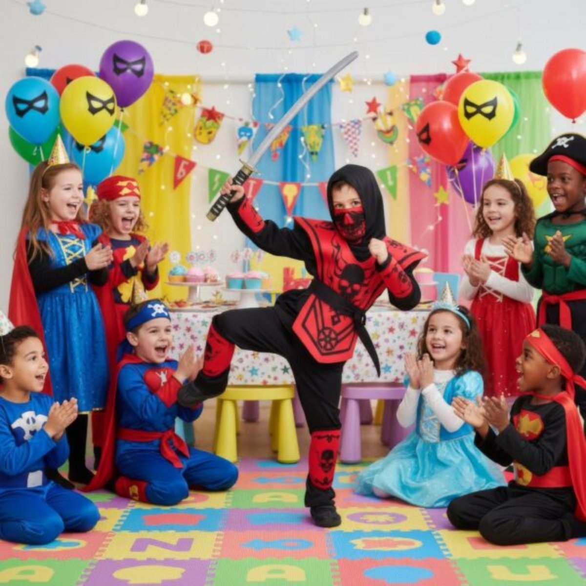Henbrandt - Ninja Costume - Boys - Fancy Dress Central