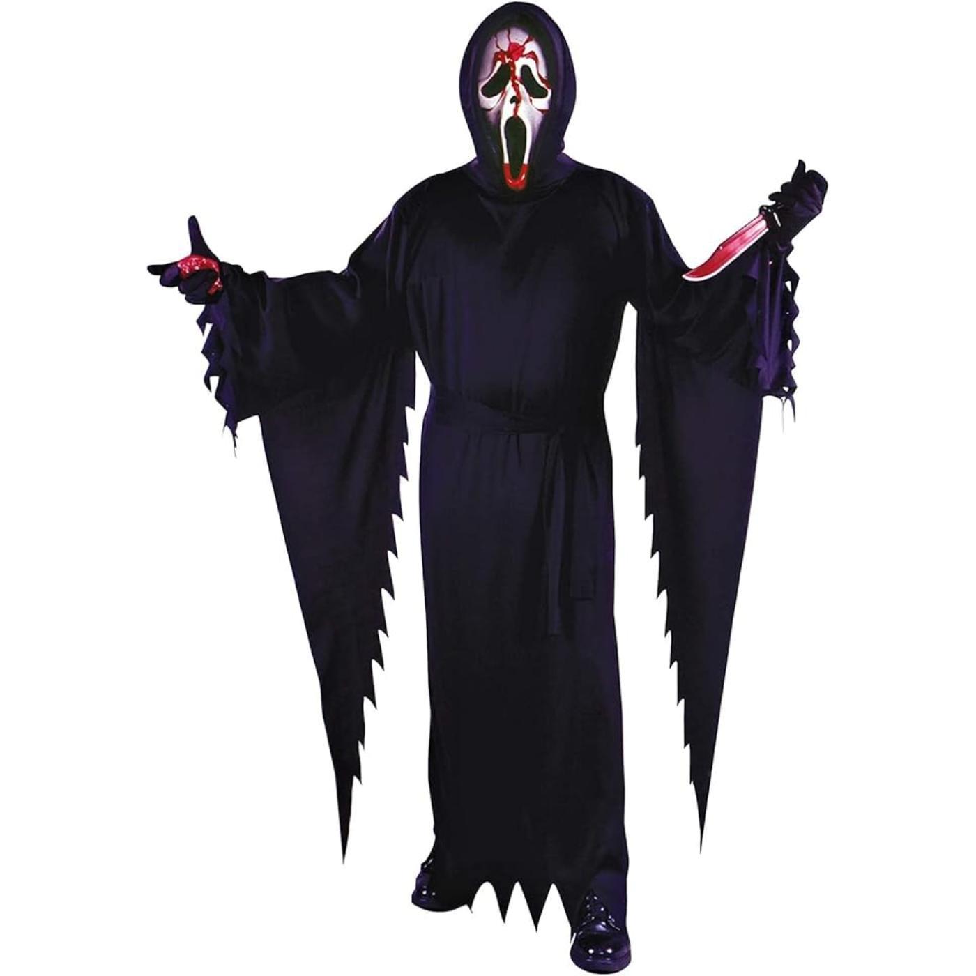 Bleeding Ghost Face Scream Costume - Adult