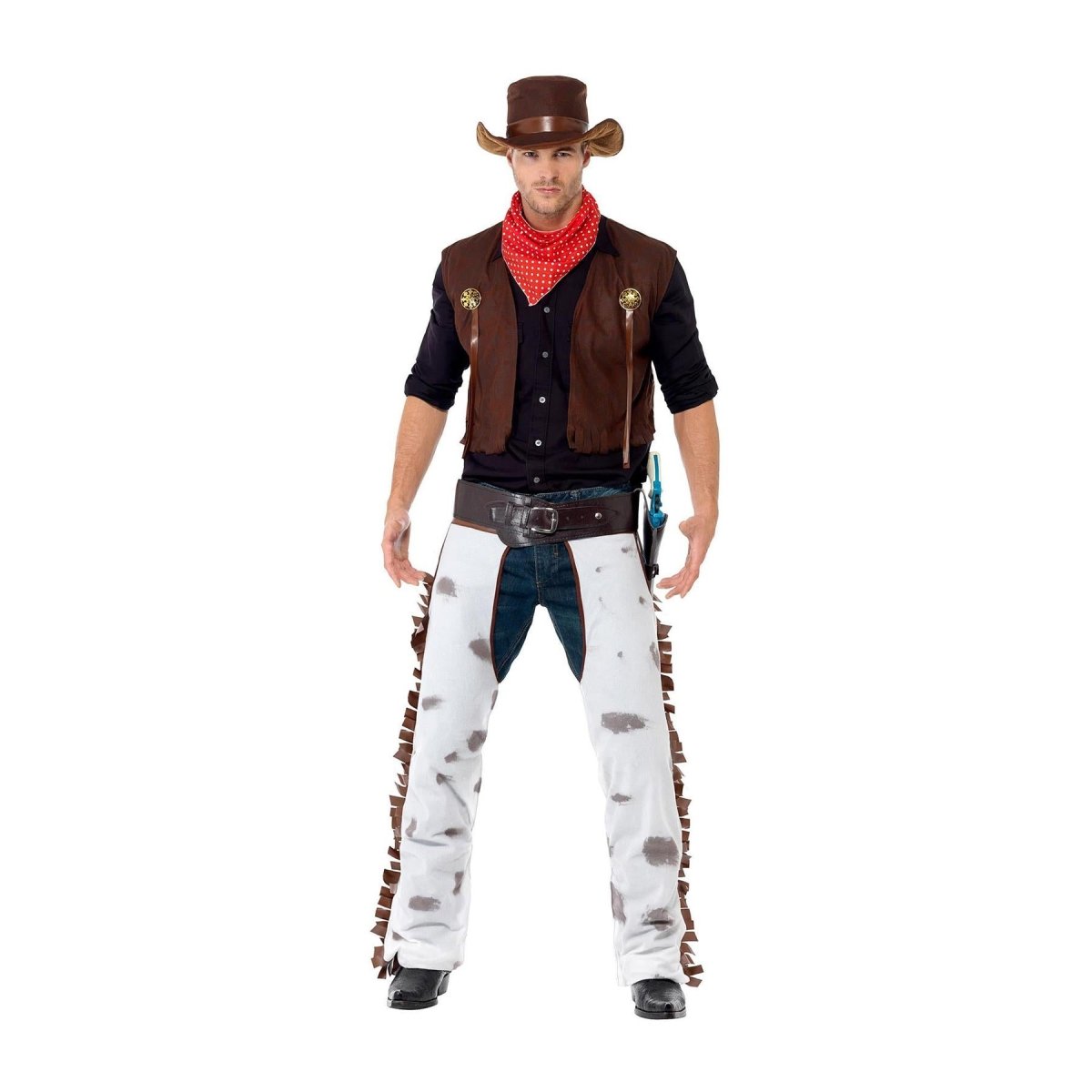 Smiffys - Cowboy Costume - Men - Fancy Dress Central