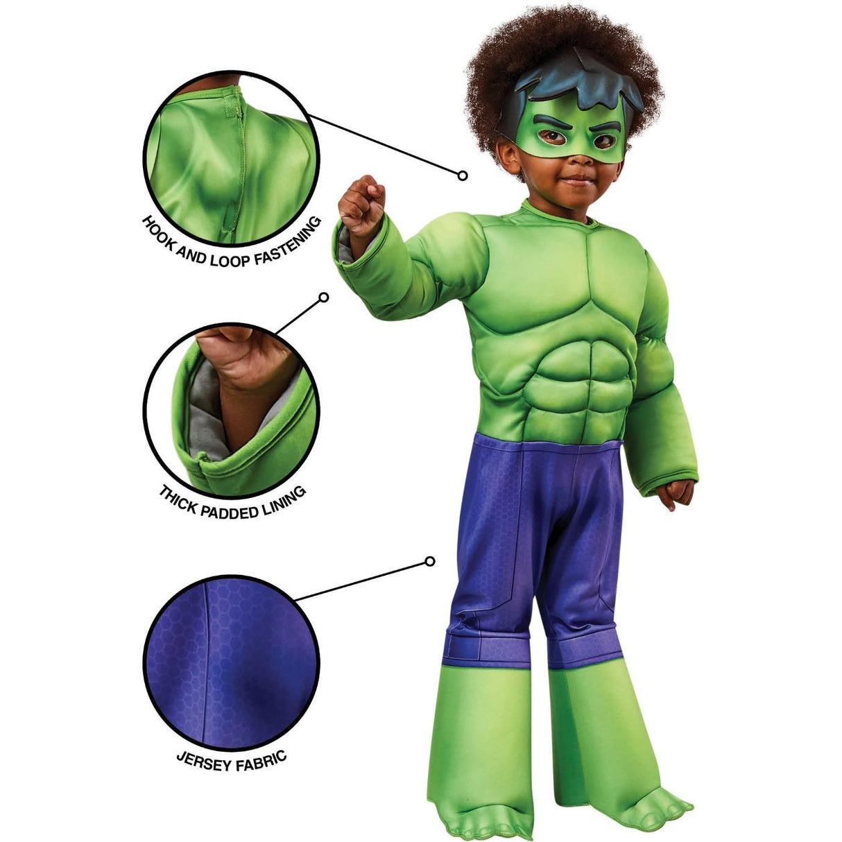 Hulk Marvel Costume - Boys