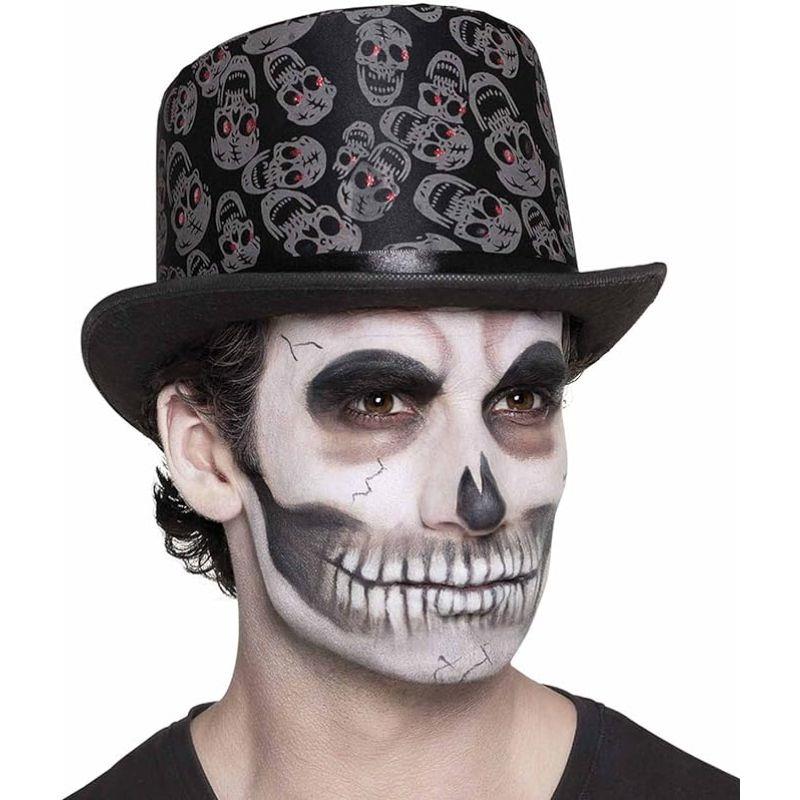Boland - Skull Top Hat - Adult - Fancy Dress Central