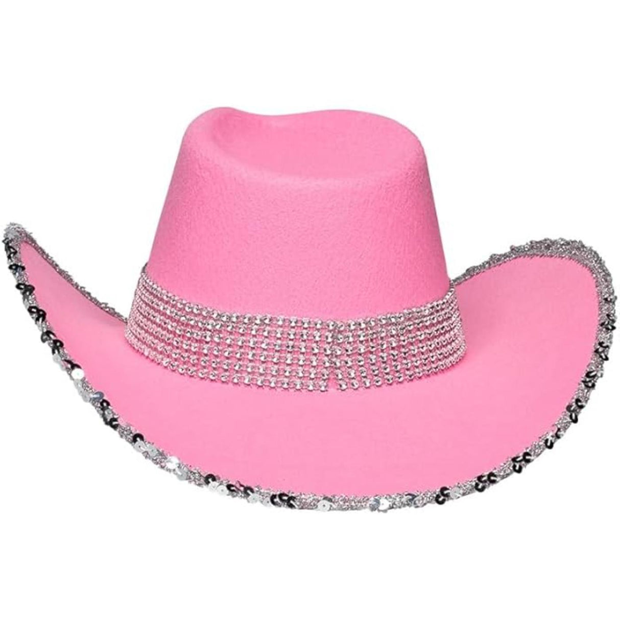 Sparkle Cowboy Hat (Pink) - Adult